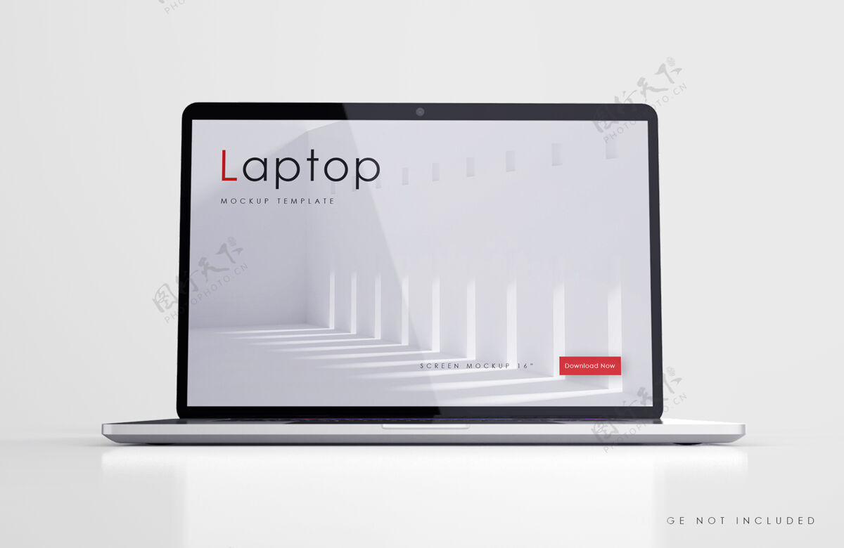 笔记本电脑Macbookpro实体模型正面金属数码
