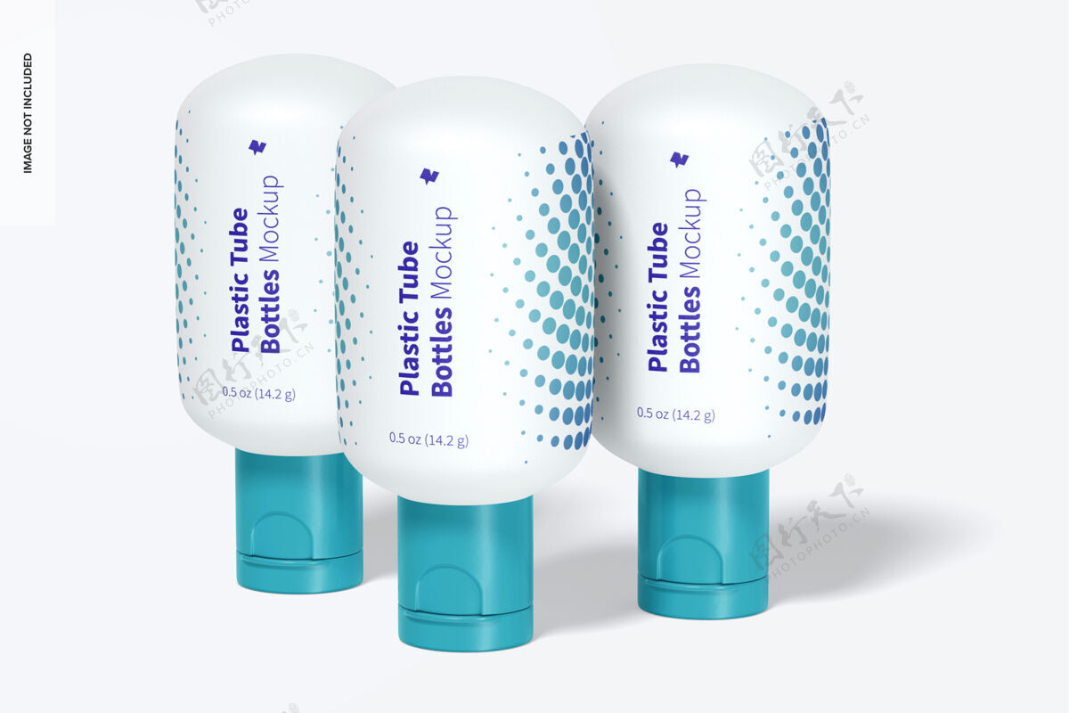塑料瓶塑料管瓶子设置模型模型品牌商标