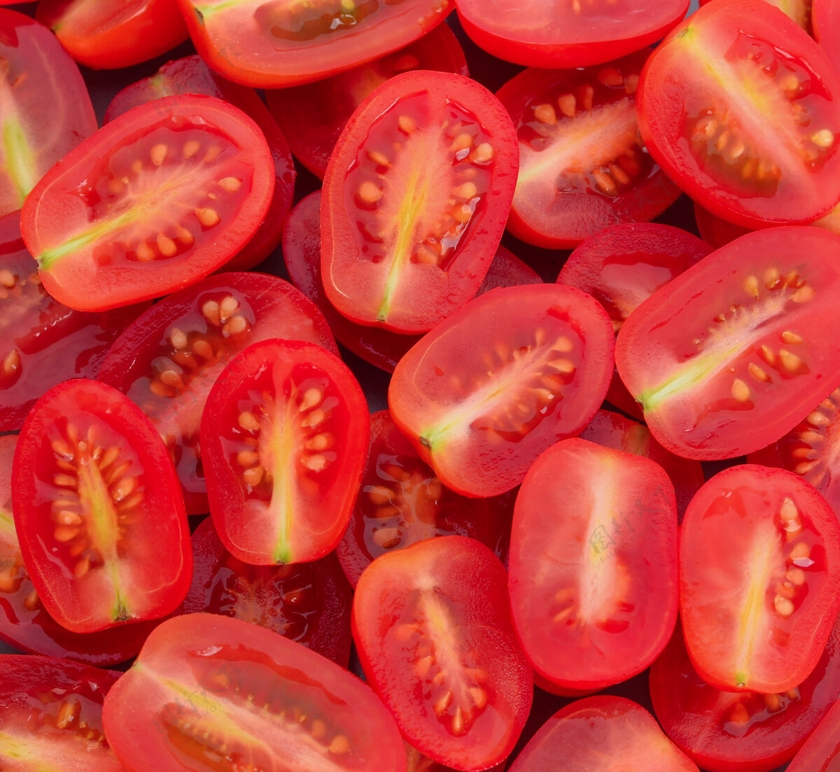 番茄背景上孤立的番茄成熟有机植物