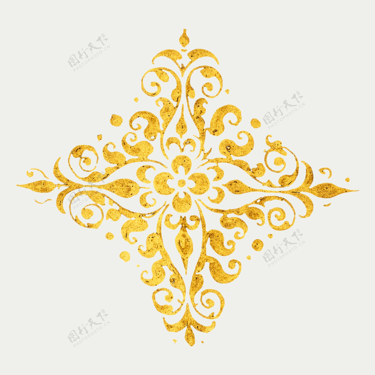 维多利亚中世纪金色徽章旧闪光标志