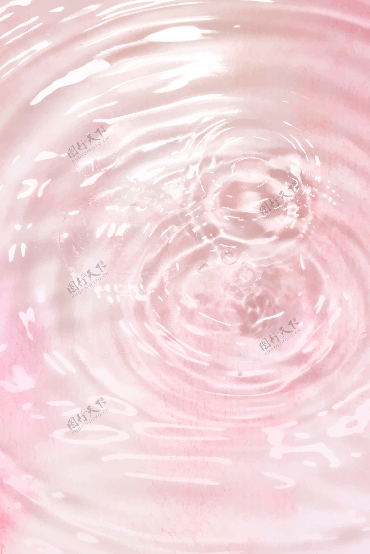 清晰粉红水波背景效果圆形抽象背景