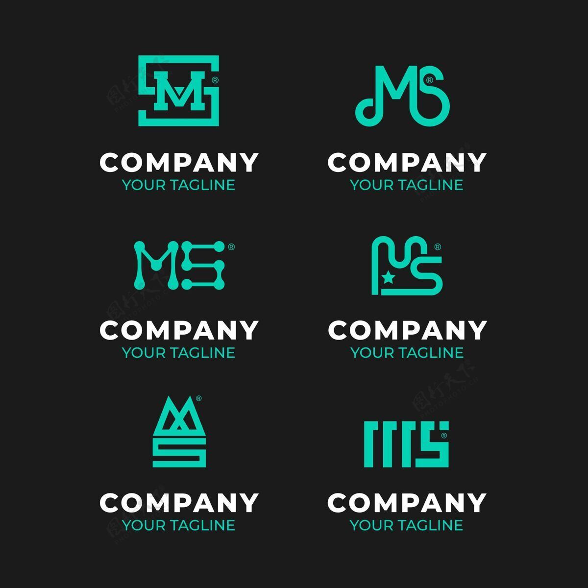平面设计平面设计ms标志包企业标识企业公司