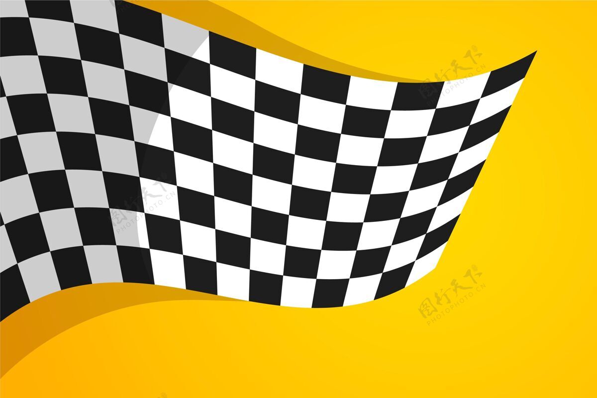 平面背景平坦的赛车方格旗背景赛车壁纸壁纸赛车方格旗