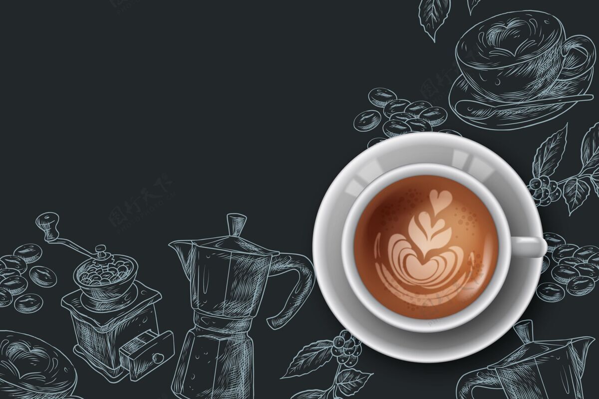 咖啡真实的咖啡背景咖啡背景现实背景咖啡壁纸