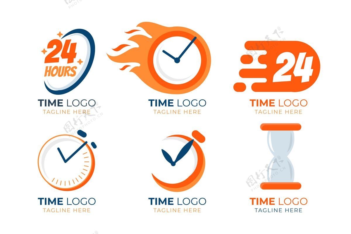 平面设计平面设计时间标志包时间标识时钟标识手表标识