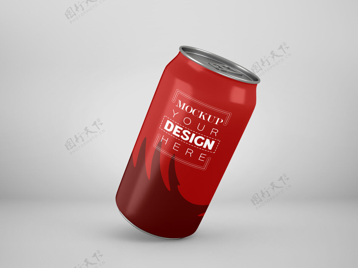 品牌铝 金属可以包装模型的品牌和身份物体啤酒酒精