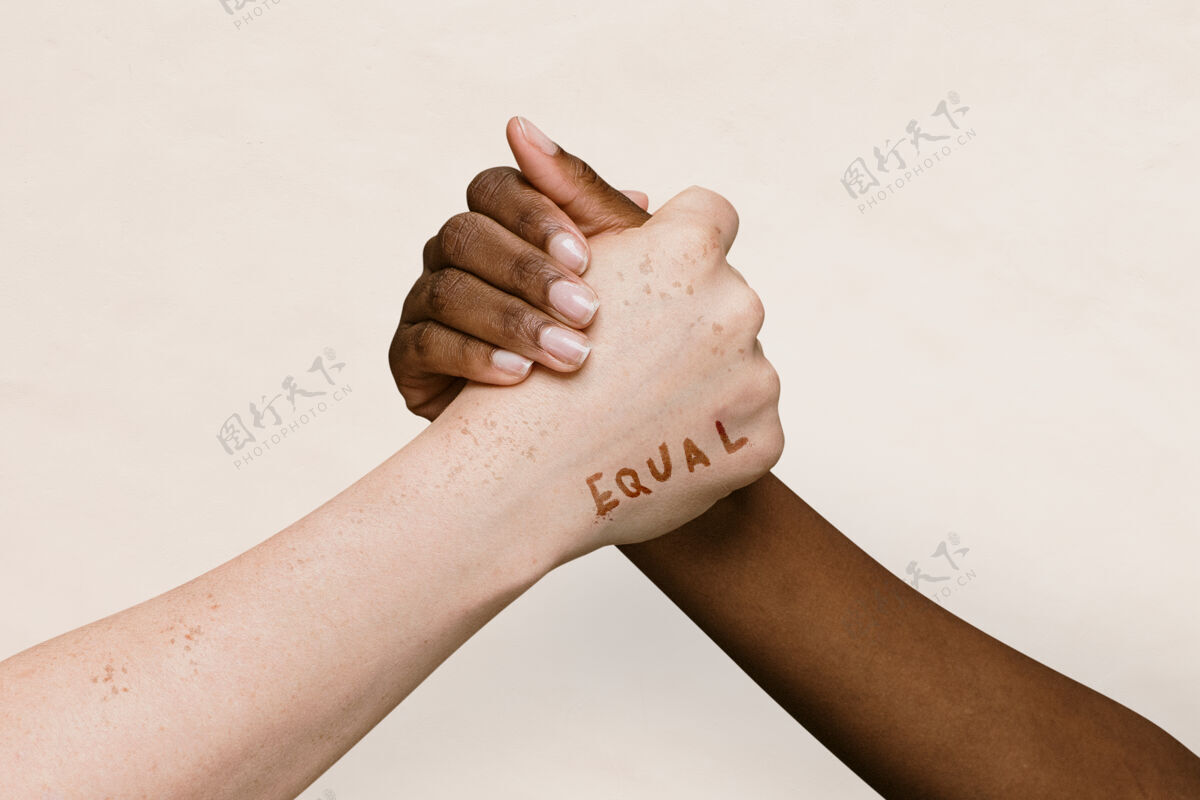 黑人生命重要两手连在一起的话是一样的助理彼此多种族