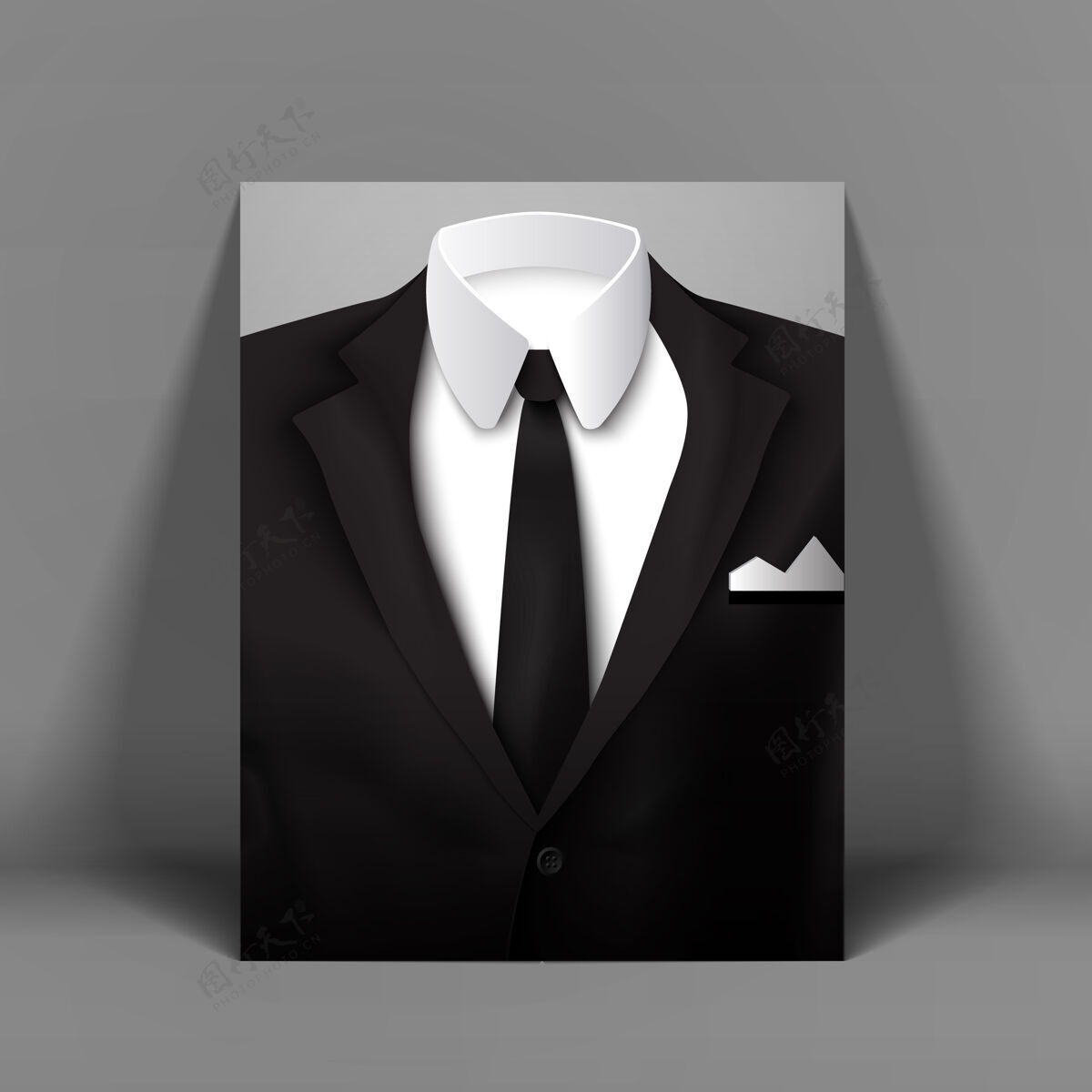 夹克浅灰色墙边有蝴蝶结海报的时尚男装领带领子优雅