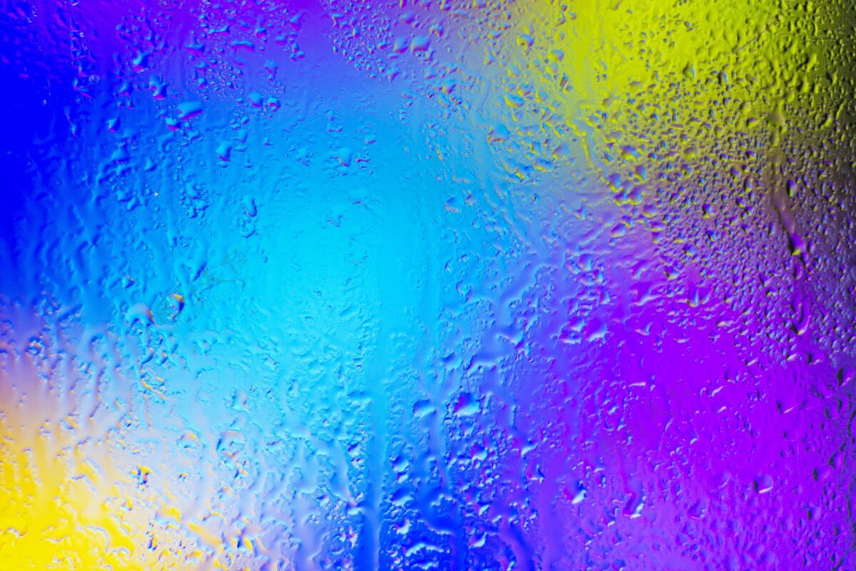 彩色背景背景雨滴特写彩色墙纸灯光背景