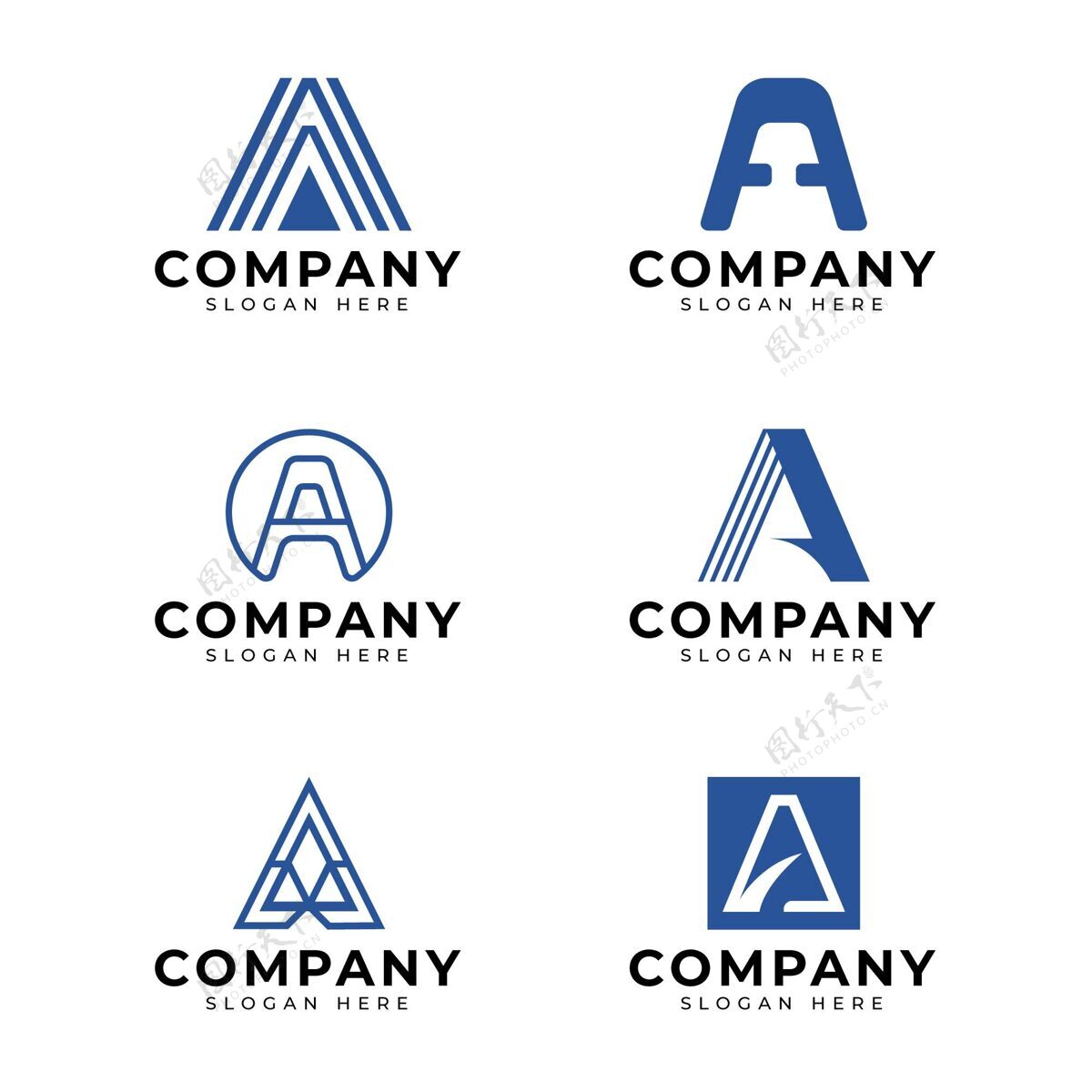 Corporate平面设计的标志模板集BrandBusinessCompanyLogo