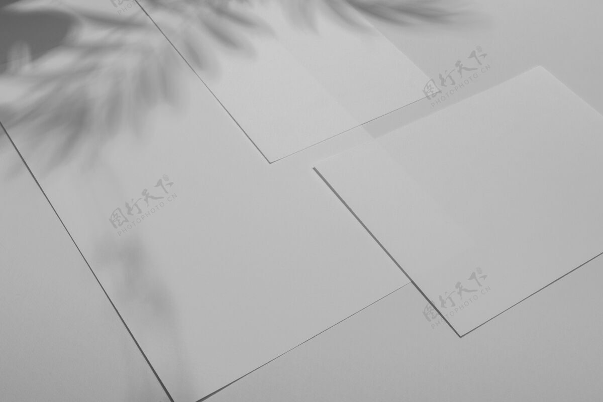 平面布局模型手册阴影覆盖平面铺设小册子阴影传单