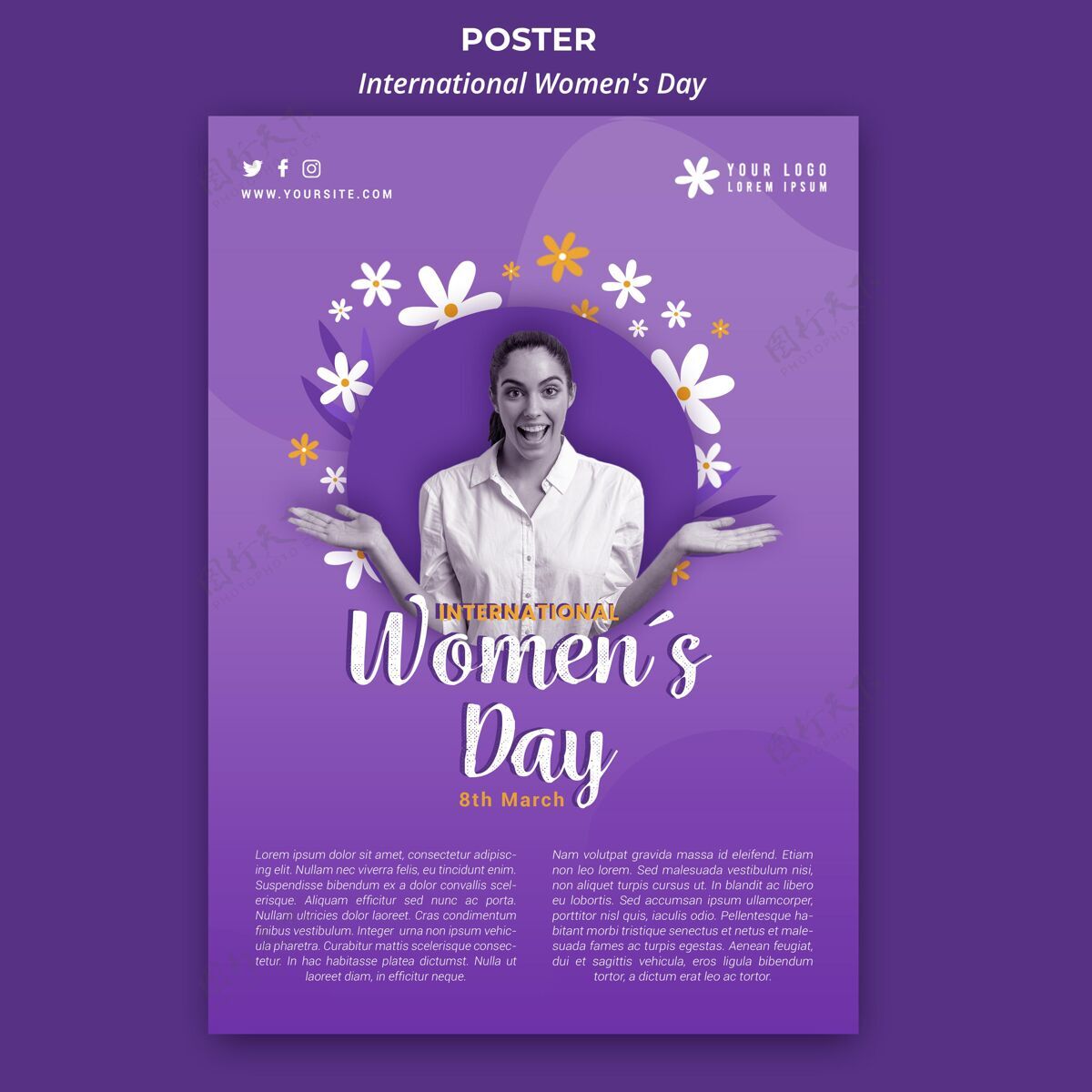 妇女节快乐国际妇女节海报全球国际国际妇女节