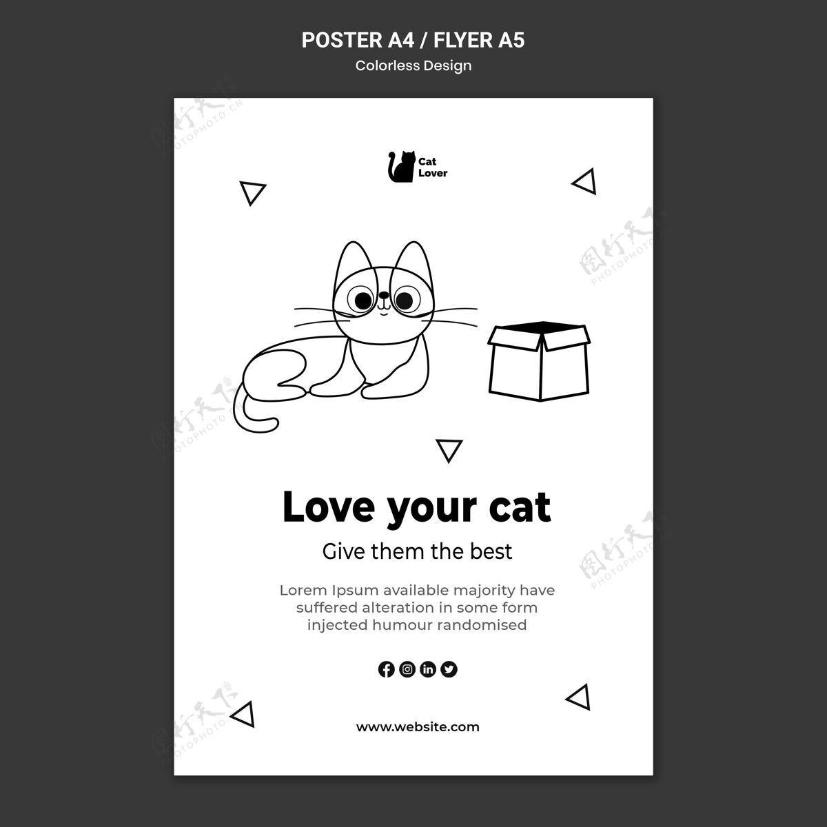 猫全国猫咪日海报海报动物传单