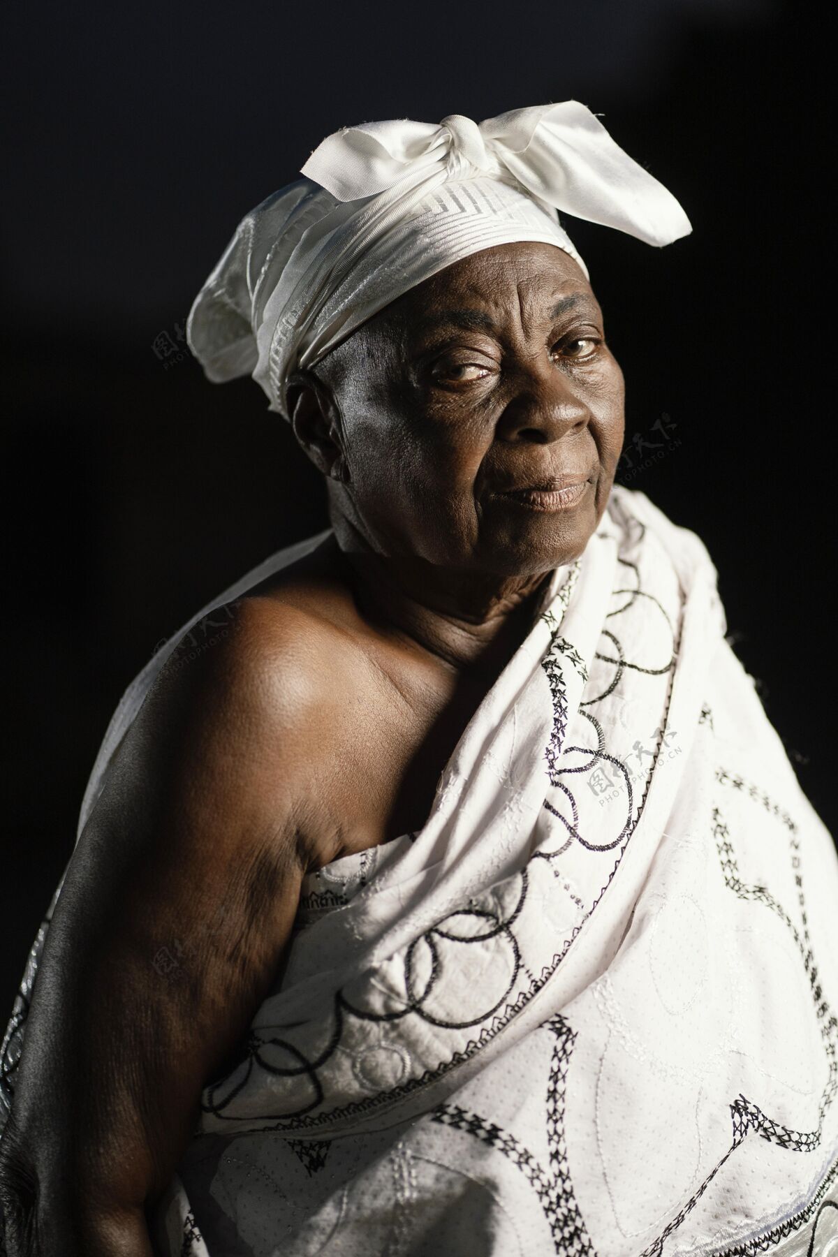 文化非洲老妇人部落部落非裔美国人