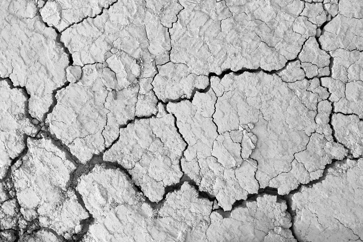 全球肮脏干燥的土壤裂缝纹理和自然地板土地粘土户外