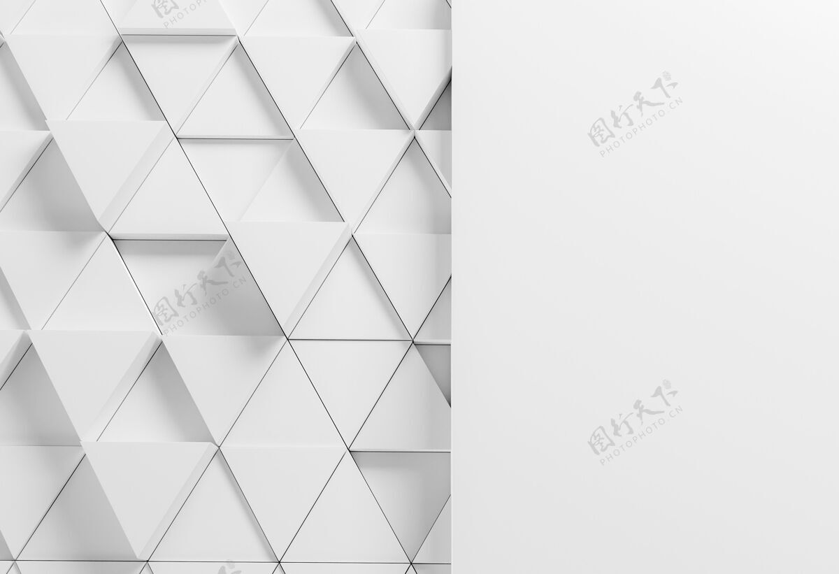 墙纸白色三角形的现代背景背景多边形几何